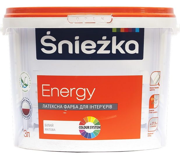  фарба латексна Energy Sniezka 